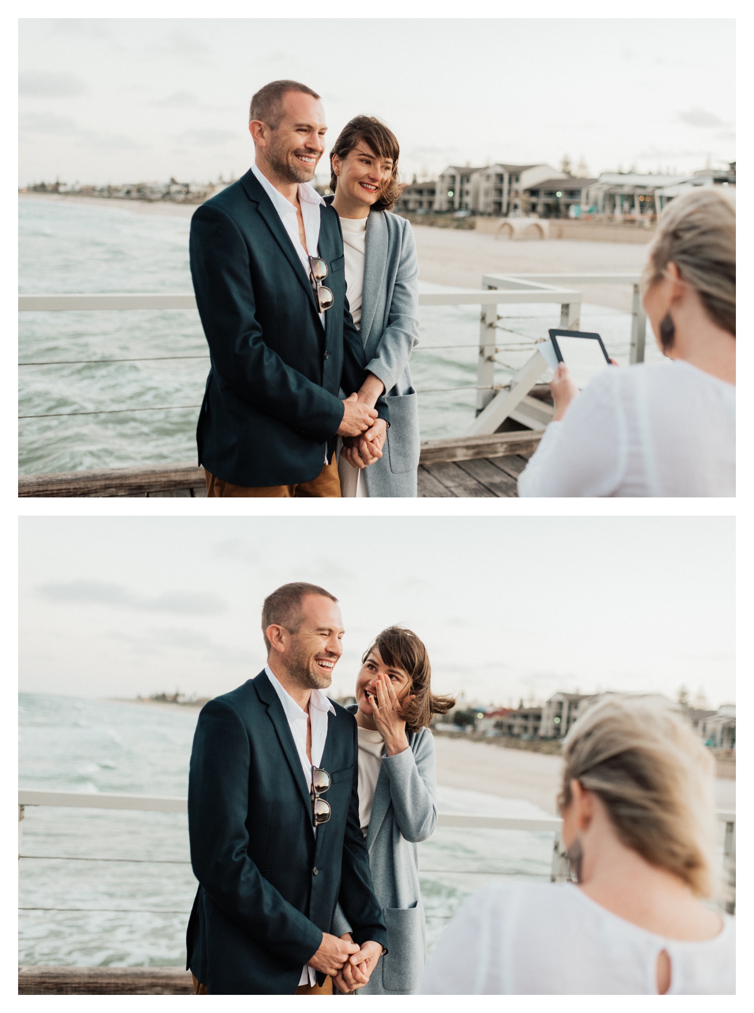 adelaidephotographer 0021 - Renee + Nic, Henley Beach Elopement